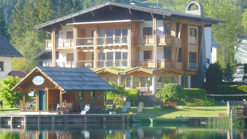 BnB für 2 Personen, mit Terrasse und Garten am Weissensee