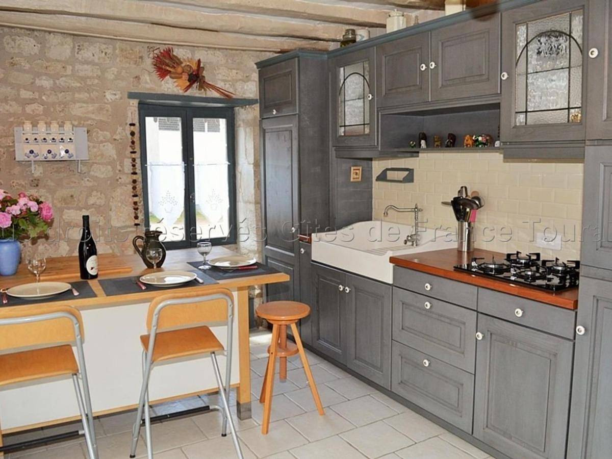 Maison traditionnelle avec animaux admis - 3 pers. - Fr-1-381-661 in Champigny-sur-Veude, Parc naturel régional Loire-Anjou-Touraine