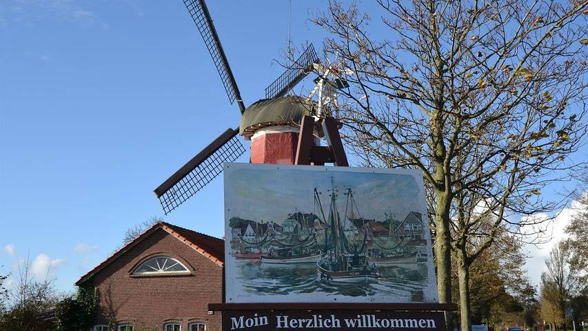 Ferienwohnung für 4 Personen, mit Garten und Balkon in Greetsiel