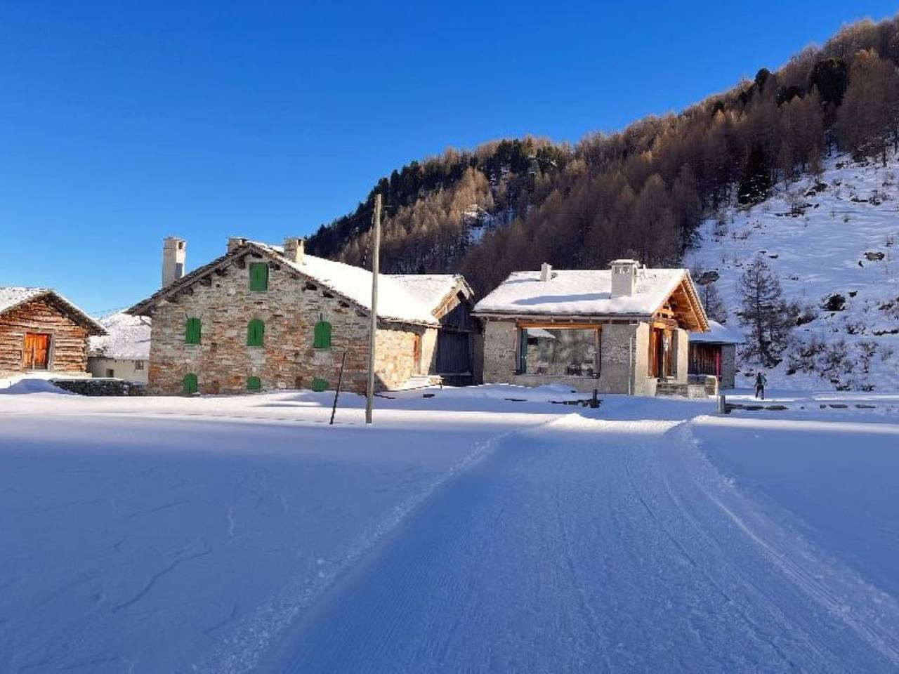 Casabellavista Isola in Bregaglia, Bernina-Alpen