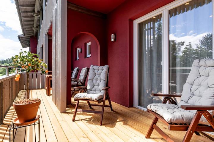 Ferienwohnung für 4 Personen, mit Ausblick und Balkon sowie Seeblick am Klopeiner See - 3