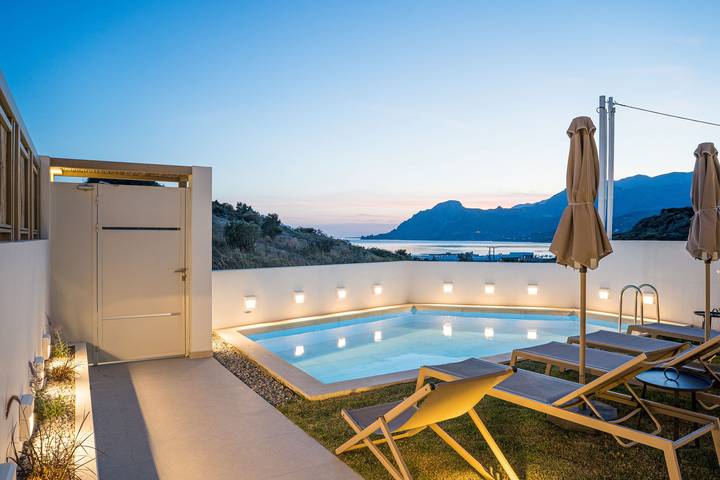 Ferienhaus für 7 Personen, mit Meerblick und Balkon in Plakias - 2