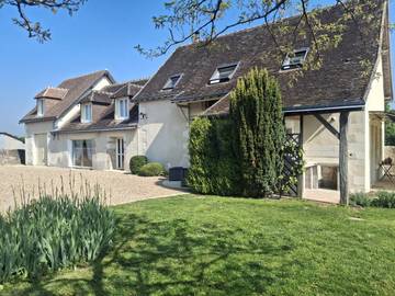 Chambre d’hôte pour 4 personnes, avec jardin en Indre-et-Loire
