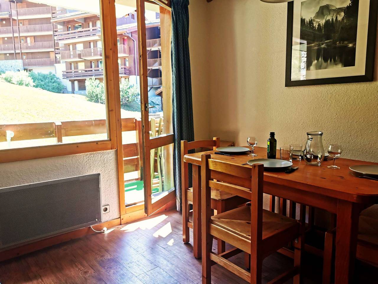 Geheel vakantieappartement, Le Cheval Blanc D15 - Cosy 2-room apartment, south facing, with a view of the slopes in Valmorel, Les Avanchers-Valmorel