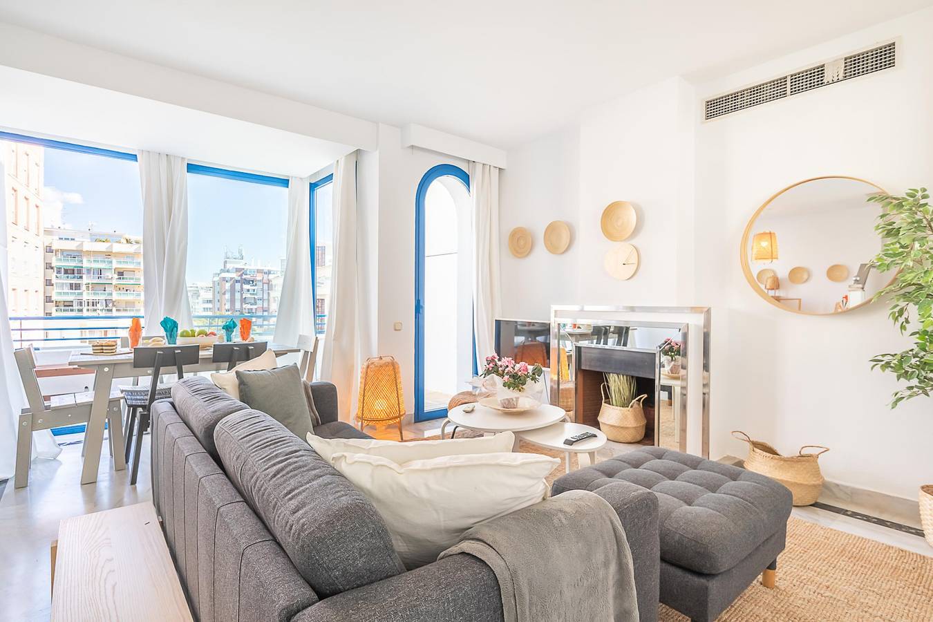 Marbella pool House Ph77 on sea shore in Marbella Centre, Marbella