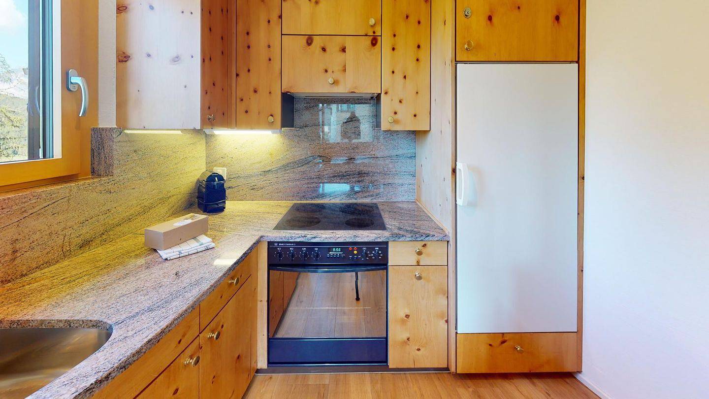 Ganze Wohnung, Ferienwohnung für 5 Personen mit Ausblick in Pontresina, Sankt Moritz