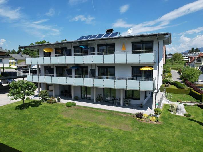Ferienwohnung für 4 Personen, mit Balkon und Garten sowie Seeblick am Faaker See - 2