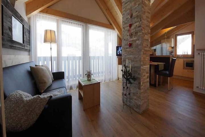 Appartamento per 5 persone, con giardino in Badia