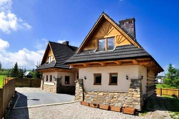 Maison de campagne pour 6 personnes, avec jardin ainsi que terrasse et vue à Poronin