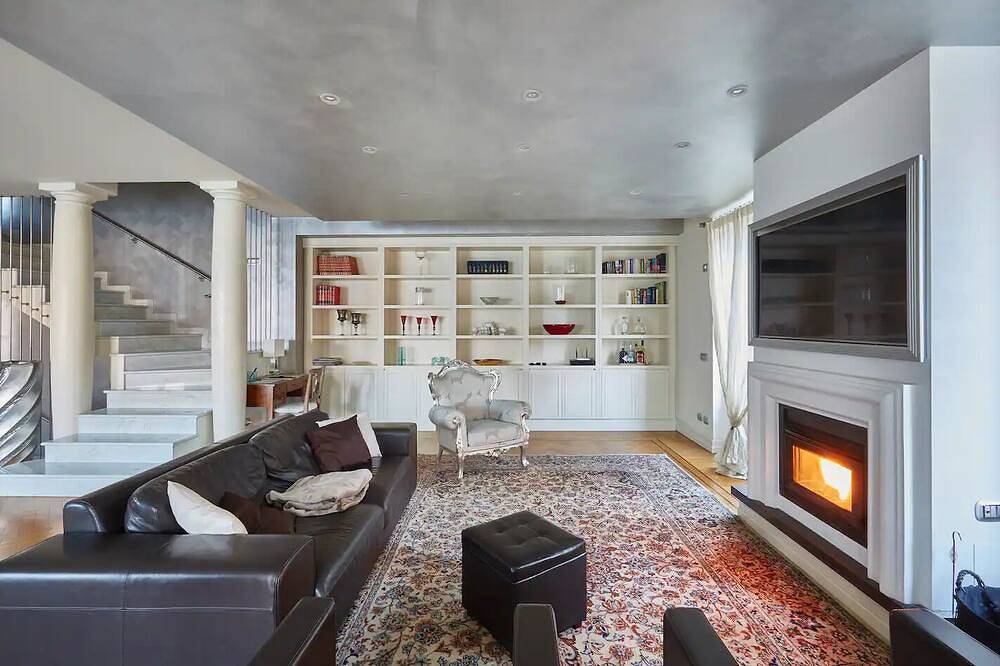 Perched above the gleaming waters of Lake Como in Riva (Faggeto Lario), Faggeto Lario