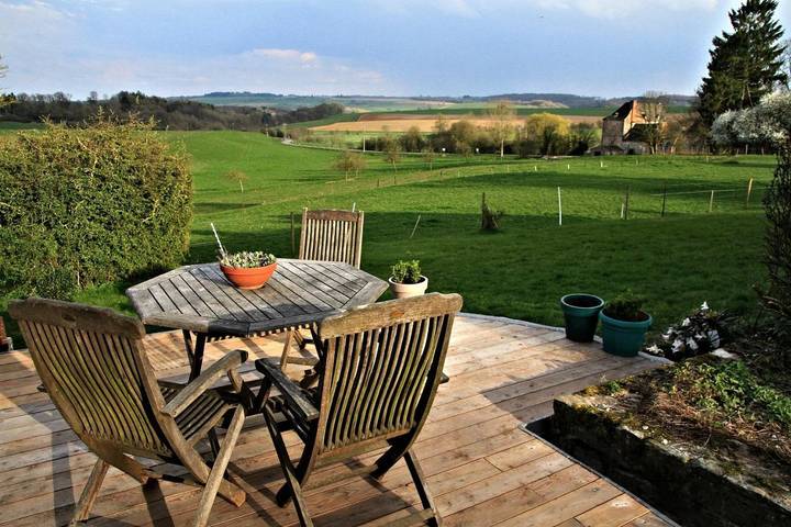 Location de vacances pour 8 personnes, avec jardin et vue, animaux acceptés à Assesse - 4