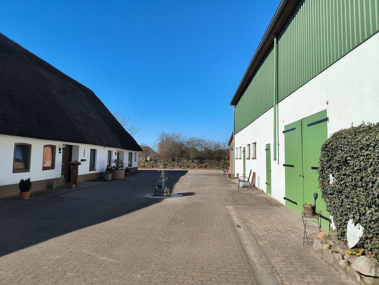 Ganze Ferienwohnung, Huber: gemütliche Fewo auf dem Lande für zwei Personen - Fewo Huber in Sieverstedt, Grünes Binnenland