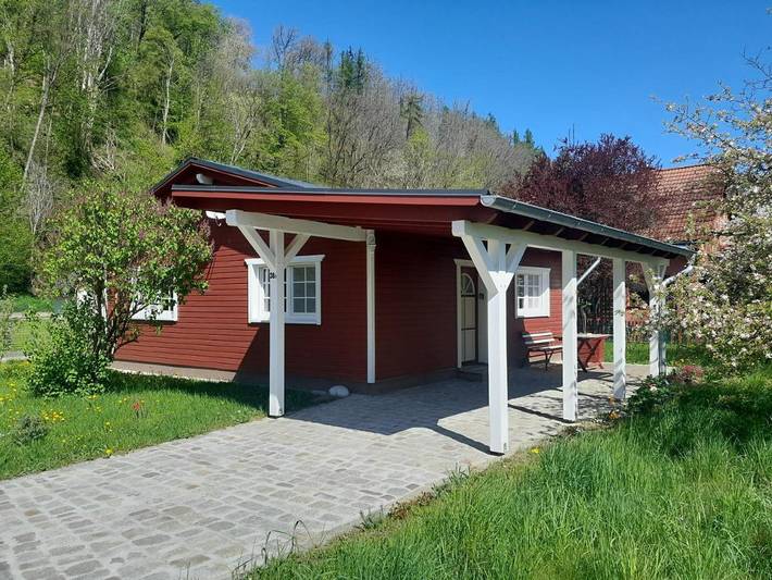 Ferienhaus für 3 Personen, mit Terrasse und Garten sowie Ausblick in Sangerhausen