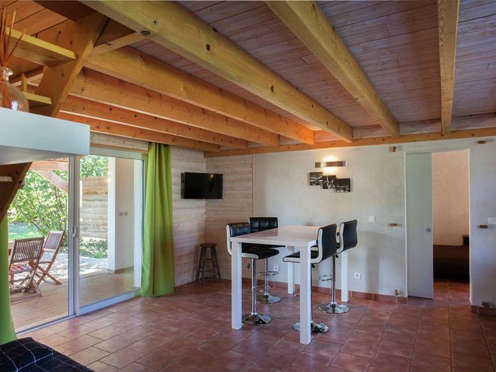 Chalet für 8 Personen, mit Garten und Pool sowie Terrasse, kinderfreundlich auf Korsika - 4