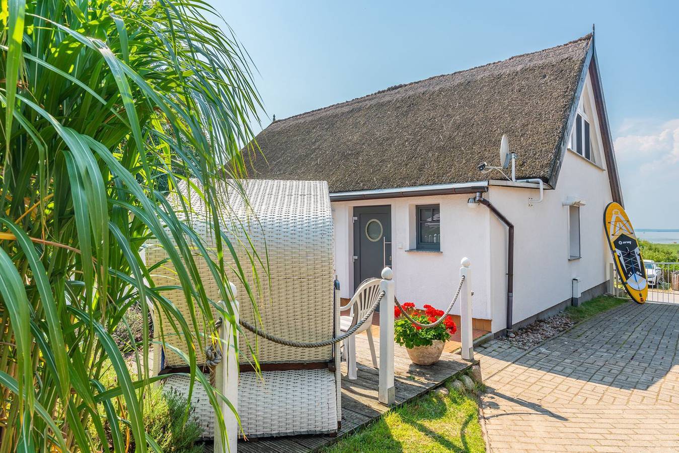 Ferienhaus Malebisa in Loddin mit Seeblick, Garten und Terrasse in Loddin, Bernsteinbäder