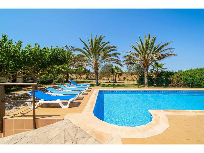 Finca mit Pool für 8 Personen, mit Balkon und Terrasse sowie Garten und Pool in Es Trenc - 2