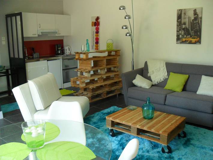Studio pour 3 personnes, avec jardin - 1