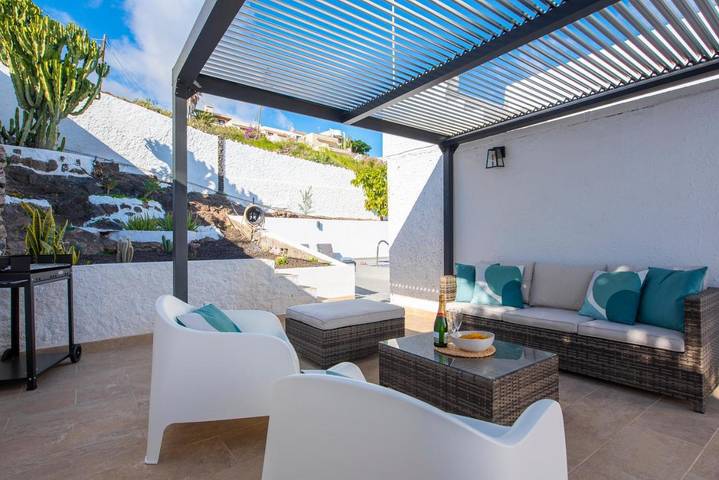 Casa rural para 6 personas, con vistas además de terraza y piscina en El Rosario - 2