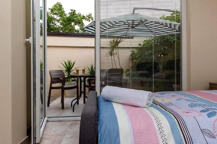 Maison d’hôte pour 3 personnes, avec jardin et vue