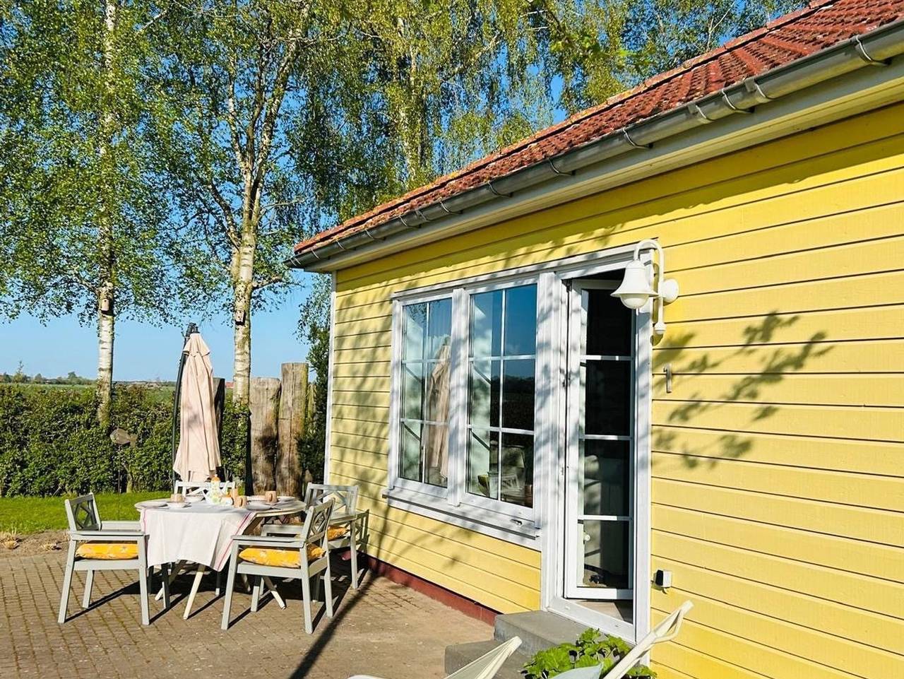 Ferienhaus Landleven im Grünen mit 2 Schlafzimmern - neues Zimmer in Hessenburg, Saal