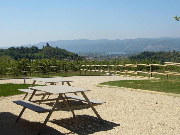 Maison de vacances pour 2 personnes, avec Terrasse ainsi que Jardin et Vue
