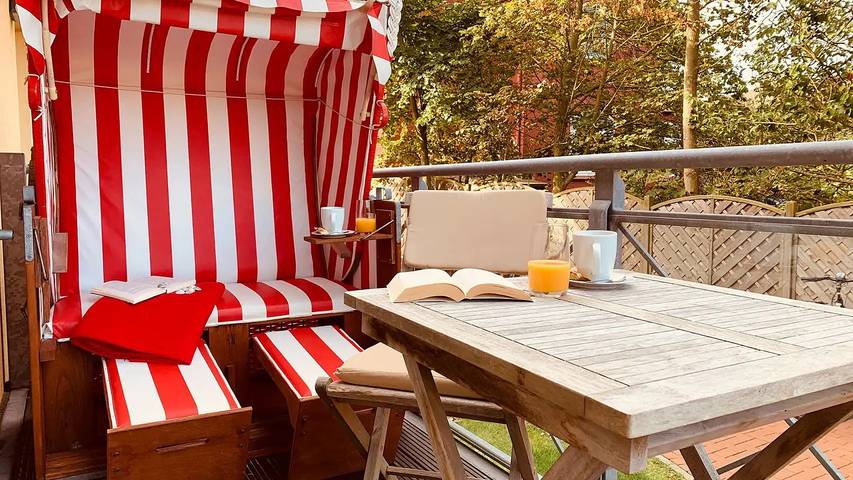 Ferienwohnung für 2 Personen, mit Balkon und Sauna in Wittdün - 4