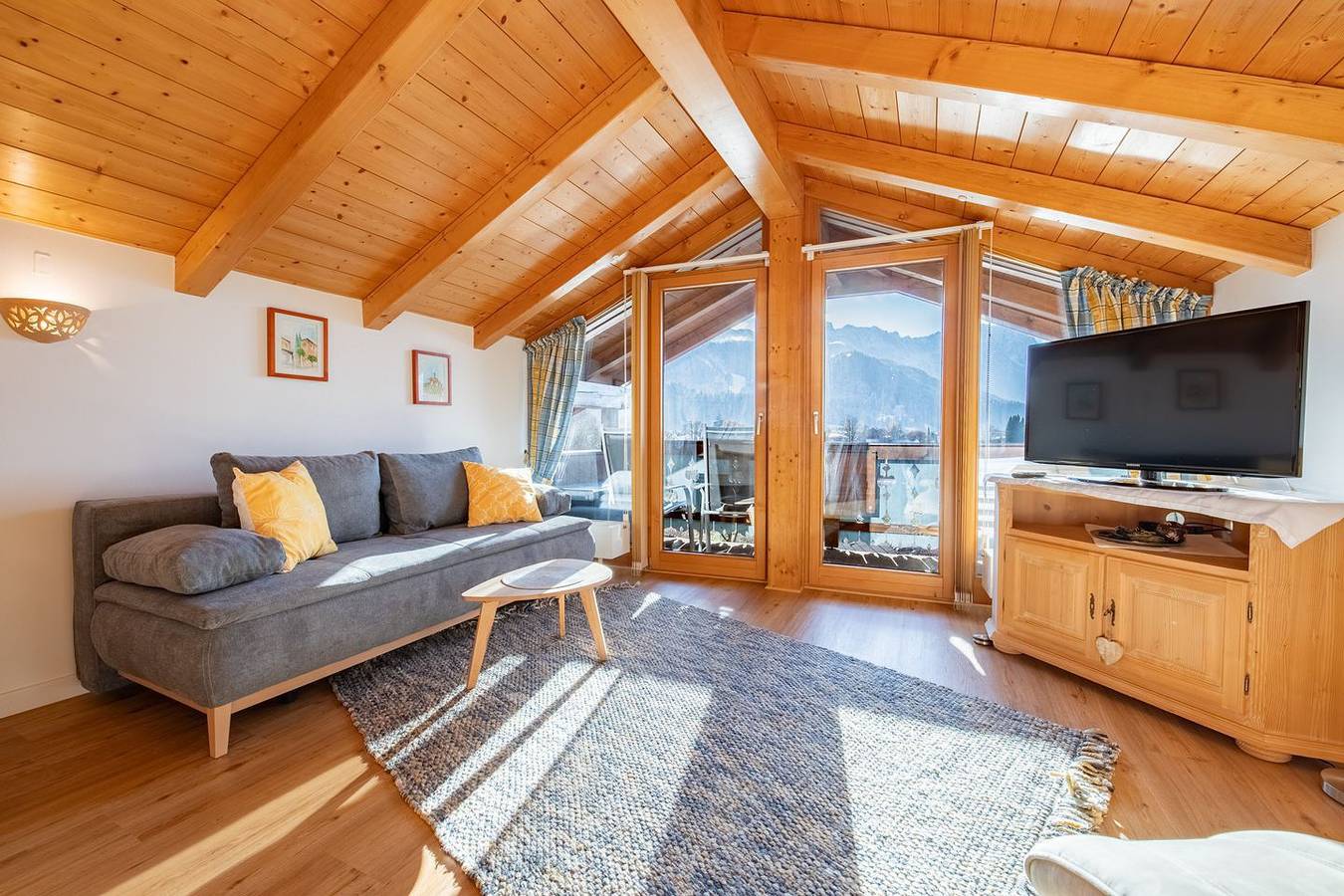 Appartement entier, Ludwig 27 in der Partenkirchner Füßgängerzone in Garmisch-Partenkirchen, Alpes bavaroises