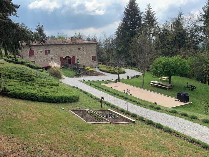 Maison de vacances pour 15 personnes, avec vue et jardin