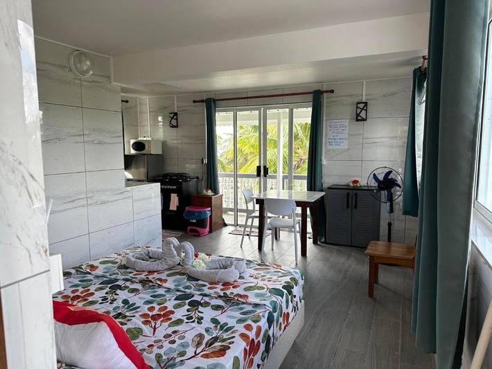 Appartement de vacances pour 3 personnes, avec vue ainsi que jardin et balcon