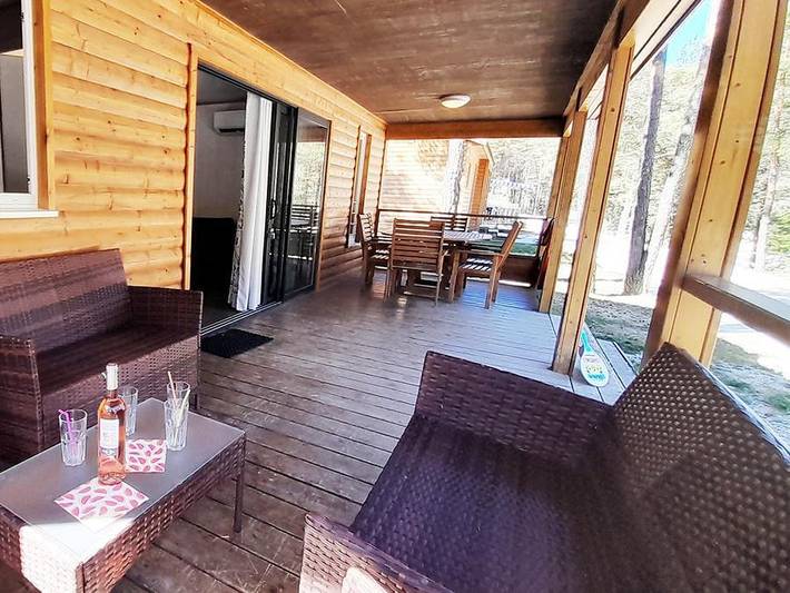 Camping Tikayan La Pinatelle - Mobilheim 6 personen - Quirigua Standard. in Saint-Auban, Cannes und Umgebung