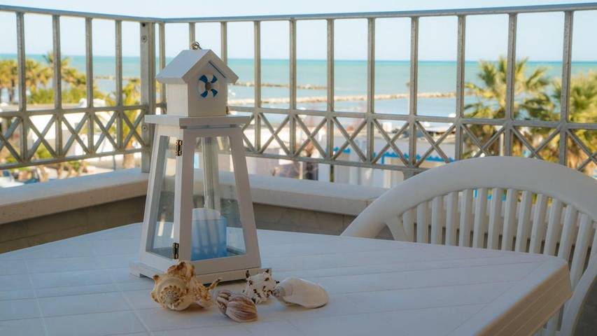 Appartamento per 3 persone, con Balcone e Terrazza nonché Panorama a Porto San Giorgio