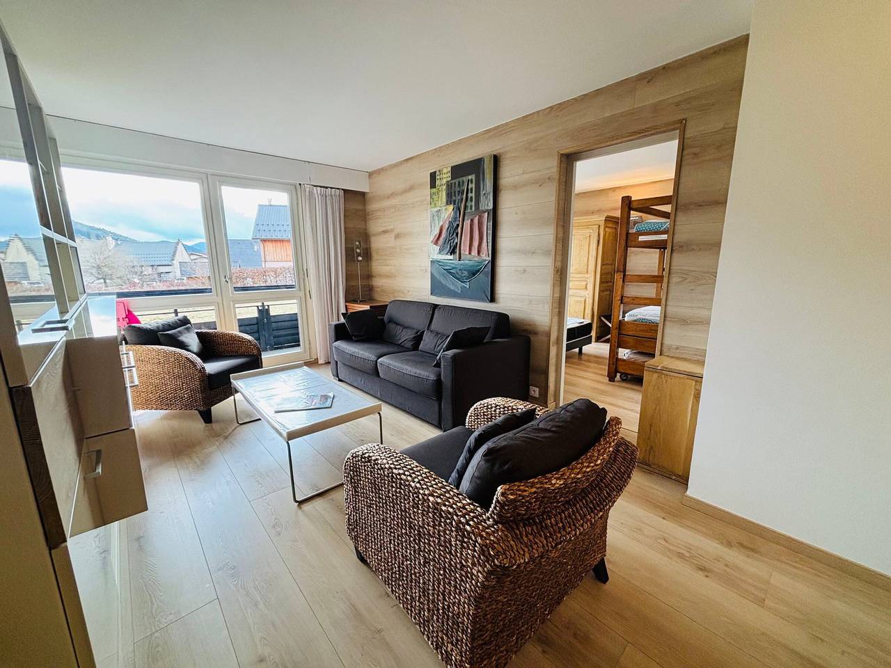 Apartamento entero, Autrans - Apartamento renovado 6 pers, 2 hab, terraza al sur in Autrans-Méaudre-en-Vercors, Parc naturel régional du Vercors