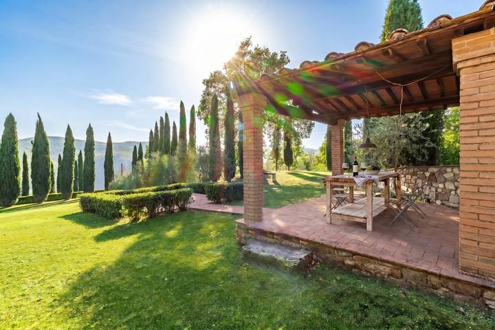 Location de vacances pour 6 personnes, avec balcon, animaux acceptés à Radda in Chianti - 3