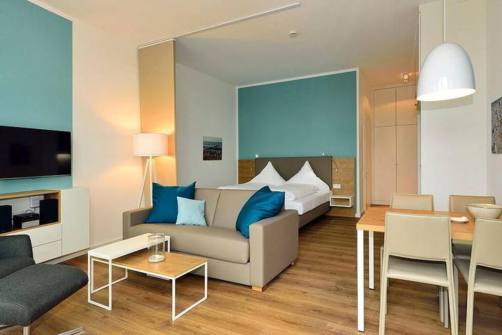 Ferienwohnung für 3 Personen, mit Sauna und Terrasse, mit Haustier auf Wangerooge - 2