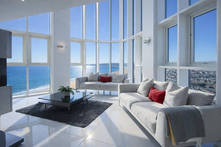 Gîte pour 6 personnes, avec Vue sur l’océan à Swansea