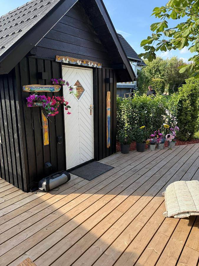 Camping für 4 Personen, mit Terrasse und Garten sowie Ausblick in Limfjord