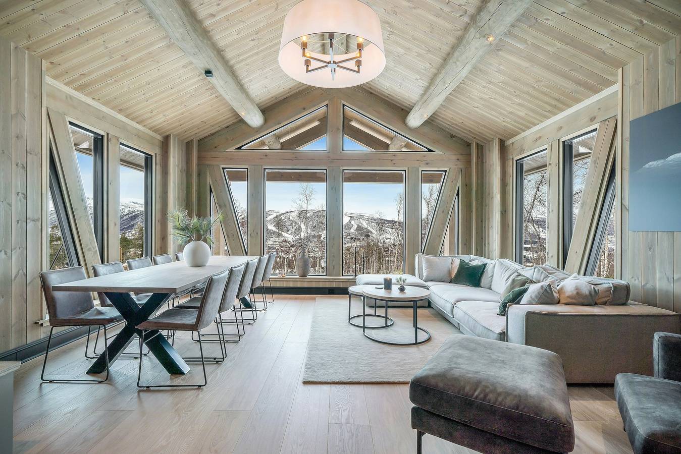 Moderne bjælkehytte til hele familien i Geilo in Geilo, Hol