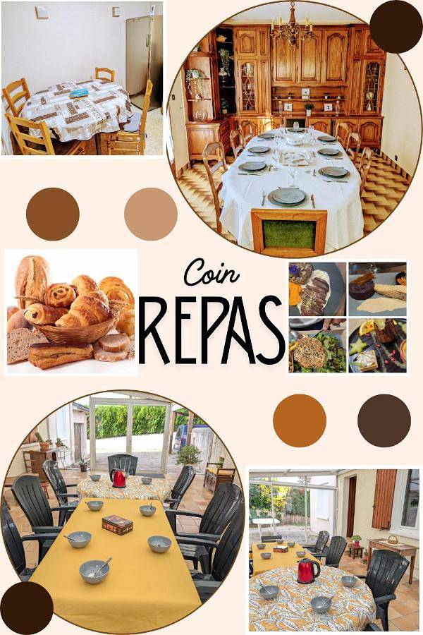 Location de vacances pour 8 personnes, avec balcon et vue à Quinçay - 4