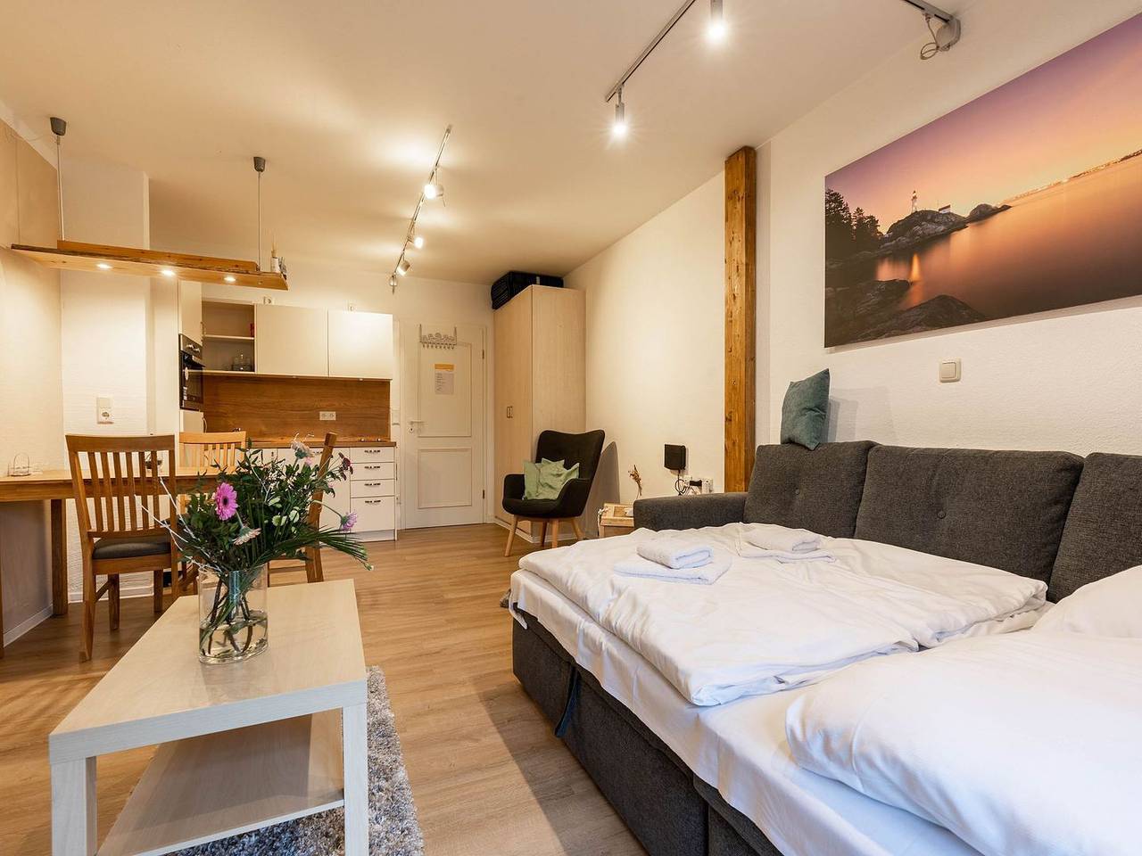 Apartamento entero, Komfortplus 1-Raum Appartement mit Terrasse in Kreptitz, Dranske