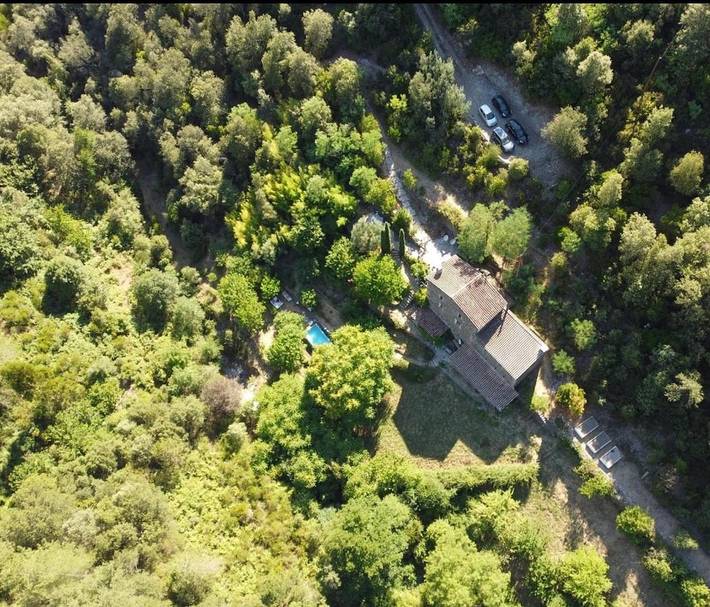 Location de vacances pour 10 personnes, avec vue ainsi que jardin et piscine à Sumène - 3