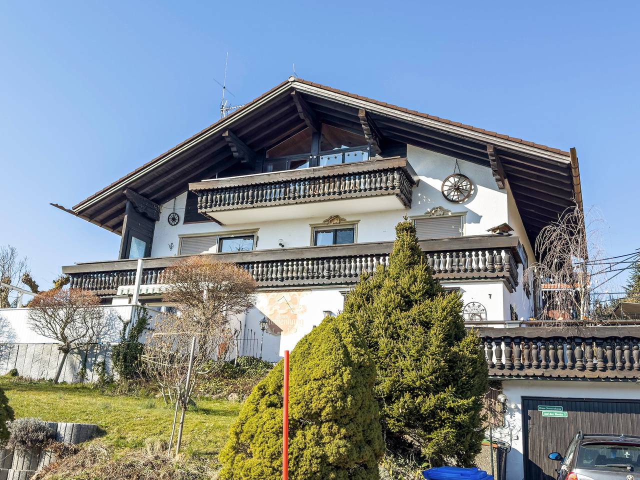 Ganze Wohnung, Ferienwohnung 'Haus Sonnenhang Wohnung 2' mit Privatem Garten, Balkon und Wi-Fi in Stiefenhofen, Bayerisch Schwaben
