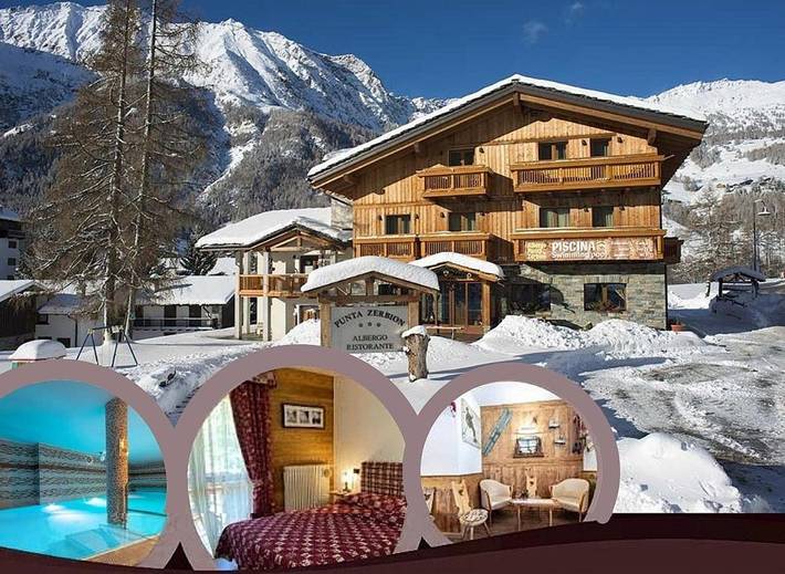 Hôtel pour 2 personnes, avec jardin ainsi que sauna et piscine à Ayas