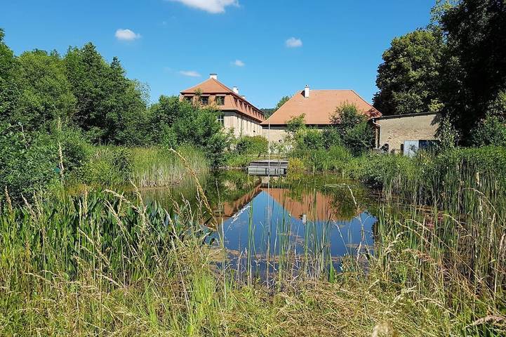 Ganze Wohnung, Doppelzimmer (20m2) in ehemaliger Scheune mit Fußbodenheizung in Bastheim, Rhön-Bayern