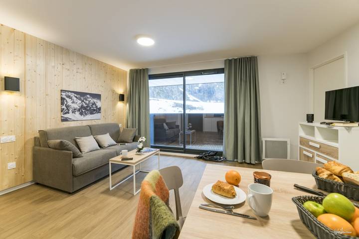 Studio pour 2 personnes, avec balcon ainsi que sauna et piscine dans Piau-Engaly