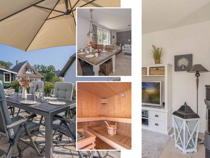 Ferienhaus für 6 Personen, mit Garten und Terrasse sowie Sauna in Koserow