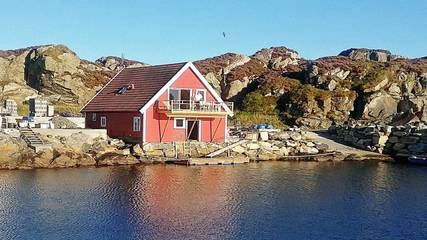 Ferienhaus für 9 Personen, mit Sauna und Terrasse sowie Ausblick in Rogaland