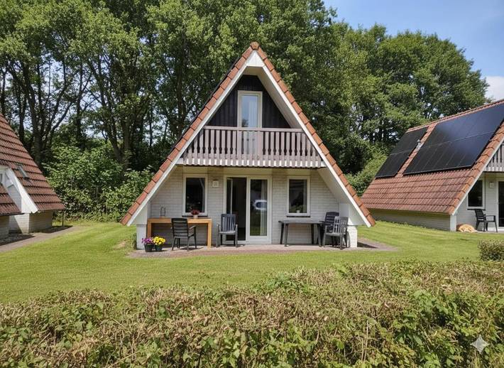Vakantiepark voor 6 personen, with Balkon and Zwembad as well as Uitzicht in Hardenberg
