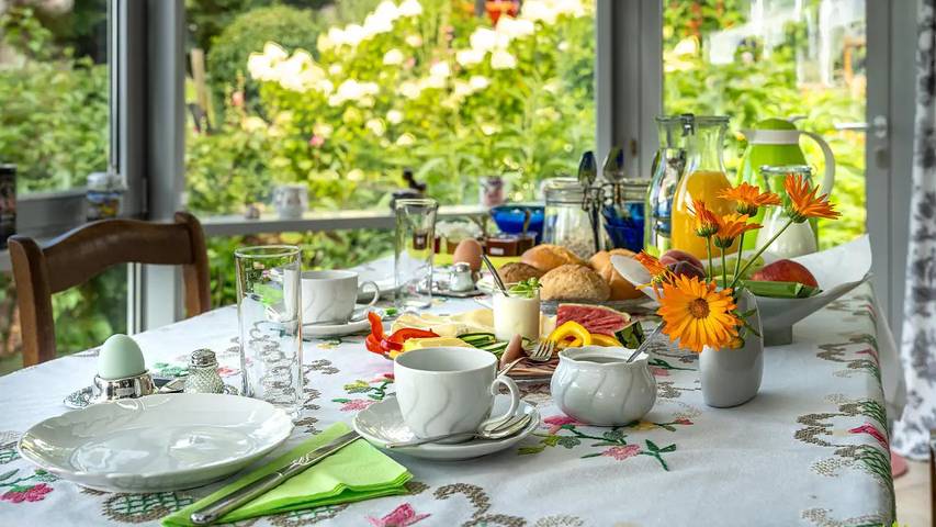 Ferienwohnung für 8 Personen, mit Pool und Garten, mit Haustier
