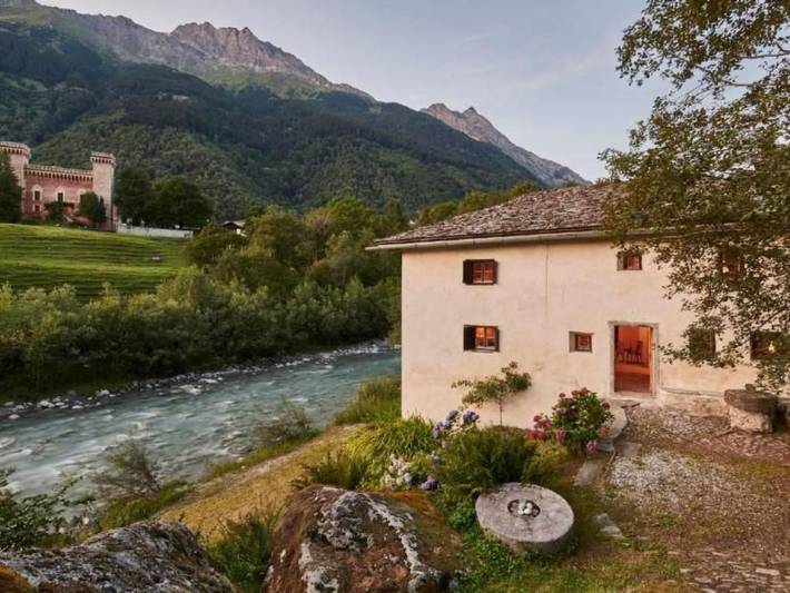 Ferienhaus für 5 Personen, mit Garten, mit Haustier in Bergell