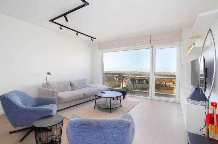 Vakantieappartement voor 6 personen, met balkon en uitzicht in De Panne